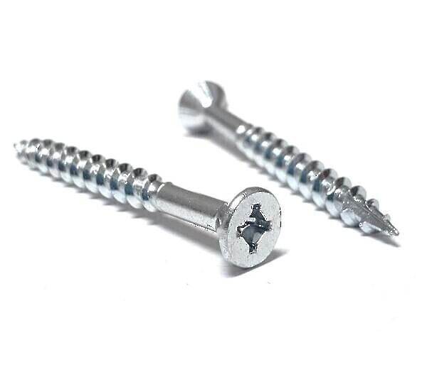 #6 x 1" Flat Head #2 Square Deep Thread T17-PAK-1000