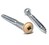 #8 x 1-1/8" Maple Round Washer Head #2 Square Drive Deep Thread T17