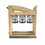 5" Craftsman Collection Solid Maple Utensil Pullout Organizer w/ Black Accents and BLUM Soft-Close Slides