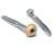 #8 x 1-1/8" Maple Round Washer Head #2 Square Drive Deep Thread T17 - PAK 1000