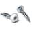 #8 x 1-1/8" Round Washer Head #2 Square Drive Deep Thread T17-PAK-1000