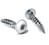 #8 x 1-1/8" Round Washer Head #2 Square Drive Deep Thread T17