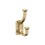 Alder Hook 4-1/2" Polished Chrome