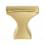 Aspire - Rectangular Knob 1-1/4" x 3/4" - Modern Brushed Gold
