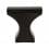Aspire - Rectangular Knob 1-1/4" x 3/4" - Matte Black