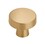 Blackrock Round Knob - Champagne Bronze