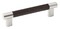 Esquire Round Knob - Satin Nickel/Oil-Rubbed Bronze