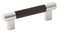 Esquire Round Knob - Satin Nickel/Oil-Rubbed Bronze