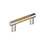 Esquire Knob 1-1/4" Polished Nickel/Champagne Bronze