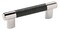 Esquire Knob 1-1/4" Polished Nickel / Black Bronze