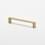 Haliburton - 30mm Square Knob Brushed Brass
