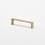 Haliburton - 30mm Square Knob Brushed Brass