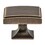 Hearthstone - Rectangular Knob 1-9/16" x 1-1/8" - Verona Bronze