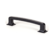 Hearthstone - Knob 1-9/16" x 1-1/8" Square Knob Matte Black