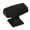 Mulholland 1-1/4" Length Knob Black Bronze