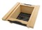 Natural Maple/Stainless-Steel Produce Basket for 15" Base Cabinets