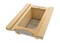 Natural Maple/Stainless-Steel Produce Basket for 15" Base Cabinets