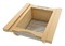 Natural Maple/Stainless-Steel Produce Basket for 15" Base Cabinets