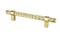Radial Reign Knob Modern Brushed Gold
