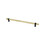 Radial Reign Knob 2in. Modern Brushed Gold/Matte Black