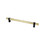 Radial Reign Knob 2in. Modern Brushed Gold/Matte Black