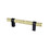 Radial Reign Knob 2in. Modern Brushed Gold/Matte Black