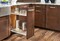 Rev-A-Shelf - 8" Maple Base Cabinet Pullout 2 Tier Organizer w/ Soft-Close