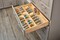 Rev-A-Shelf - 16" Maple Cut-To-Size Insert Wood Spice Organizer for Drawers
