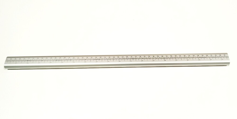 Rail with measurement scale, length 500 mm