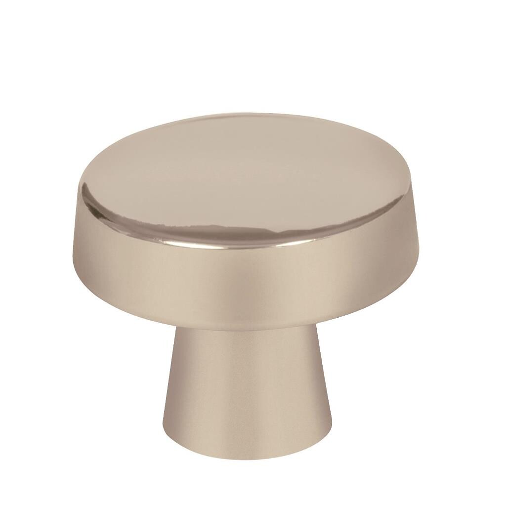 Blackrock Round Knob - Satin Nickel