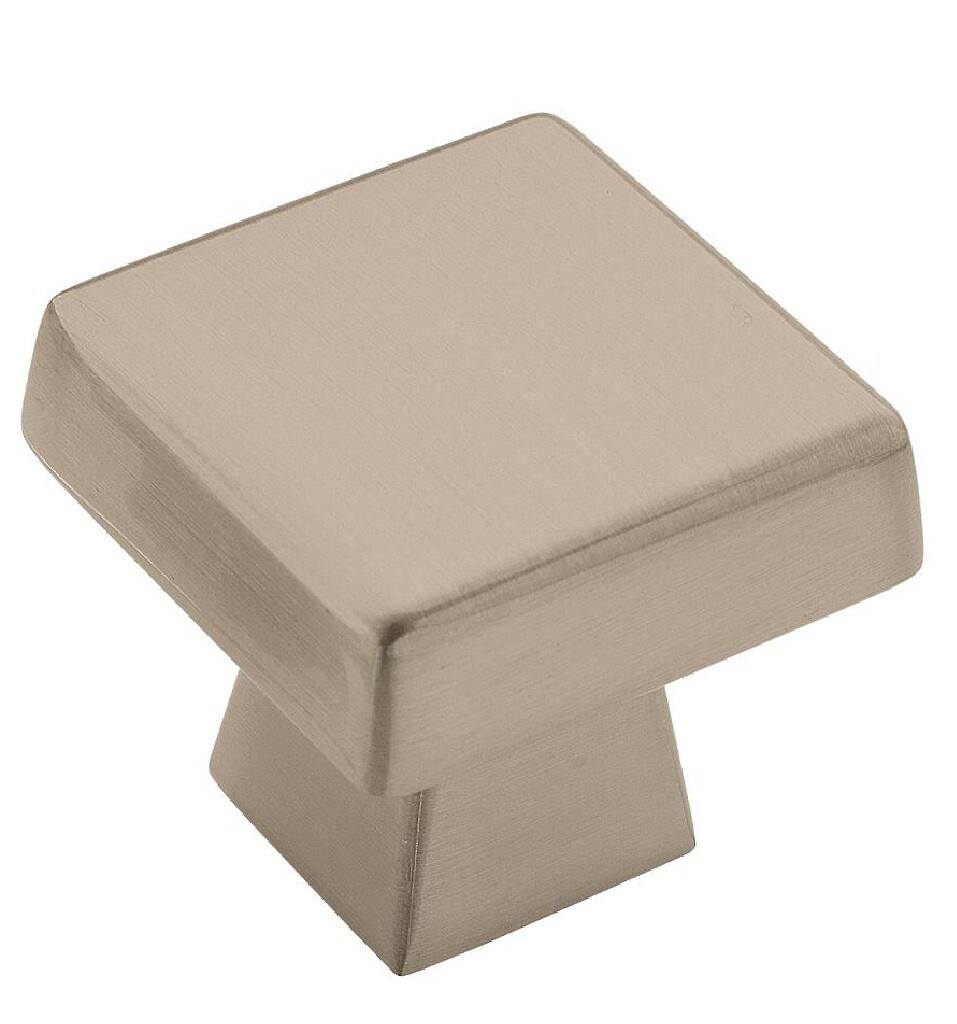 Blackrock LARGE Square Knob - Satin Nickel