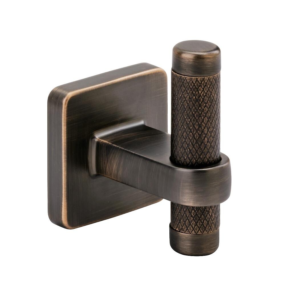 Bronx Decorative Hook Single Prong Oil Rubbed Bronze