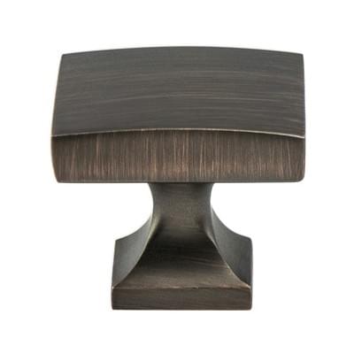 Century Edge 1-3/8" Square Knob - Verona Bronze