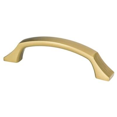 Century Edge Pull 96mm Modern Brushed Gold