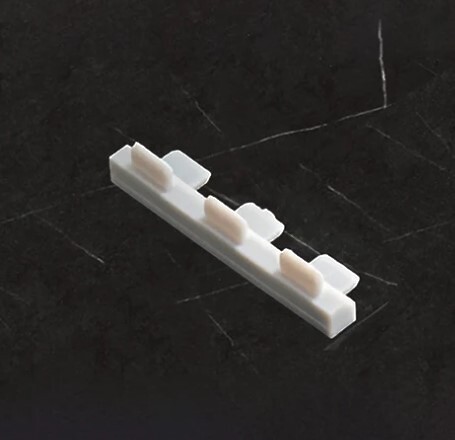 Drawer Divider - 2 Way Connector - White