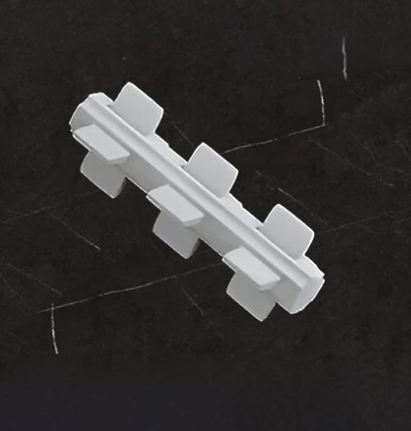 Drawer Divider - 4 Way Connector - White