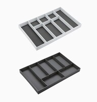 Drawer Divider - Cut To Any Size - White and Grey