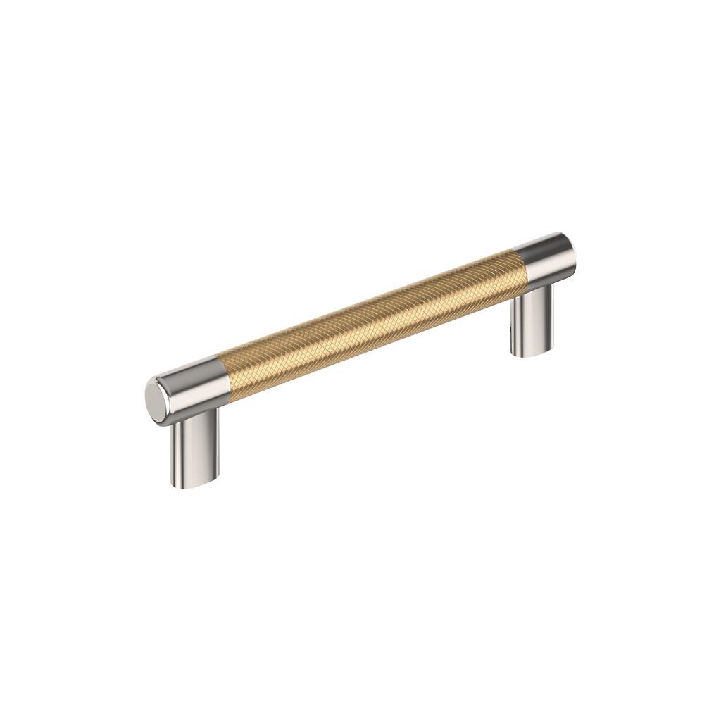 Esquire 160mm Pull - Polished Nickel/Champagne Bronze