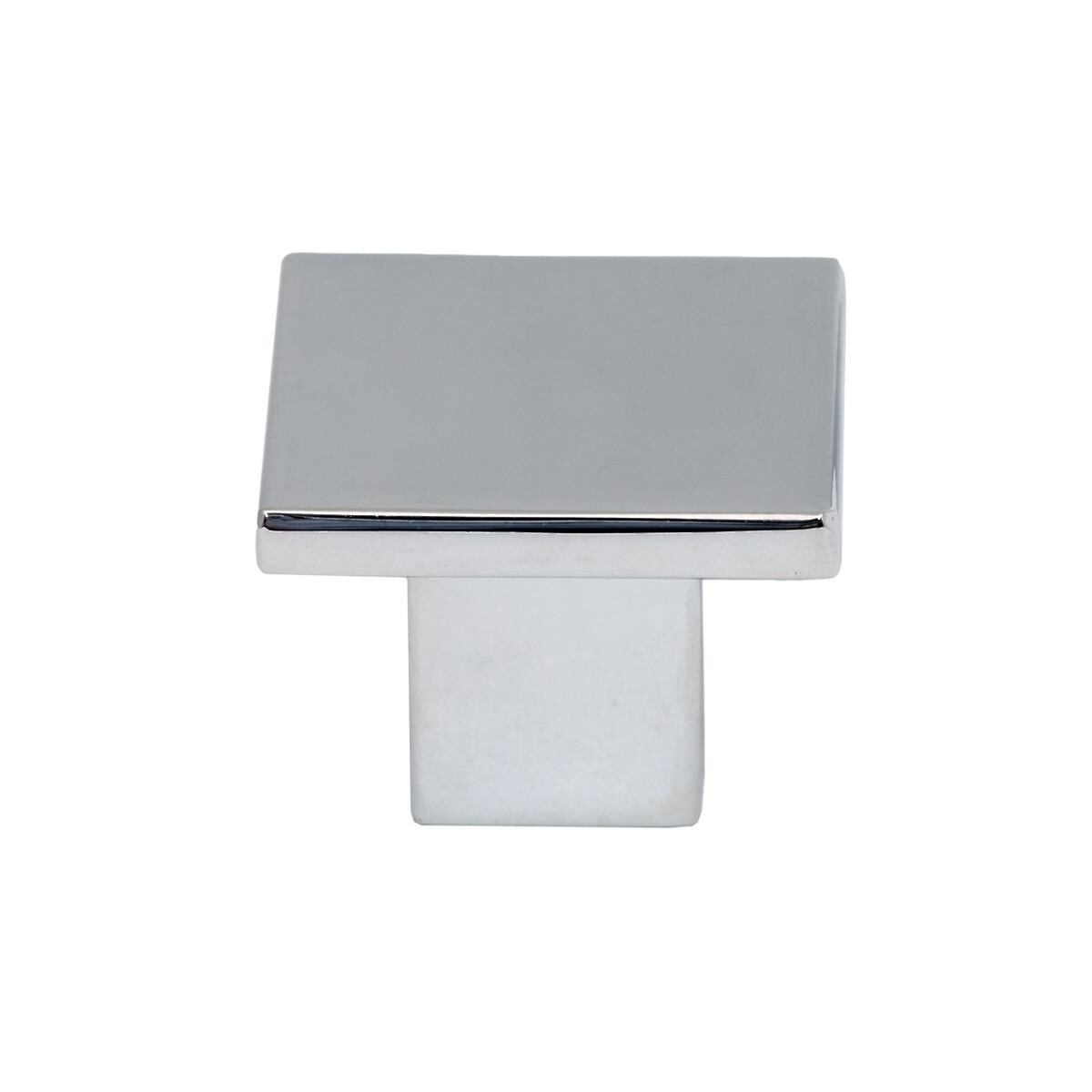Haliburton 30mm Square Knob Polished Chrome