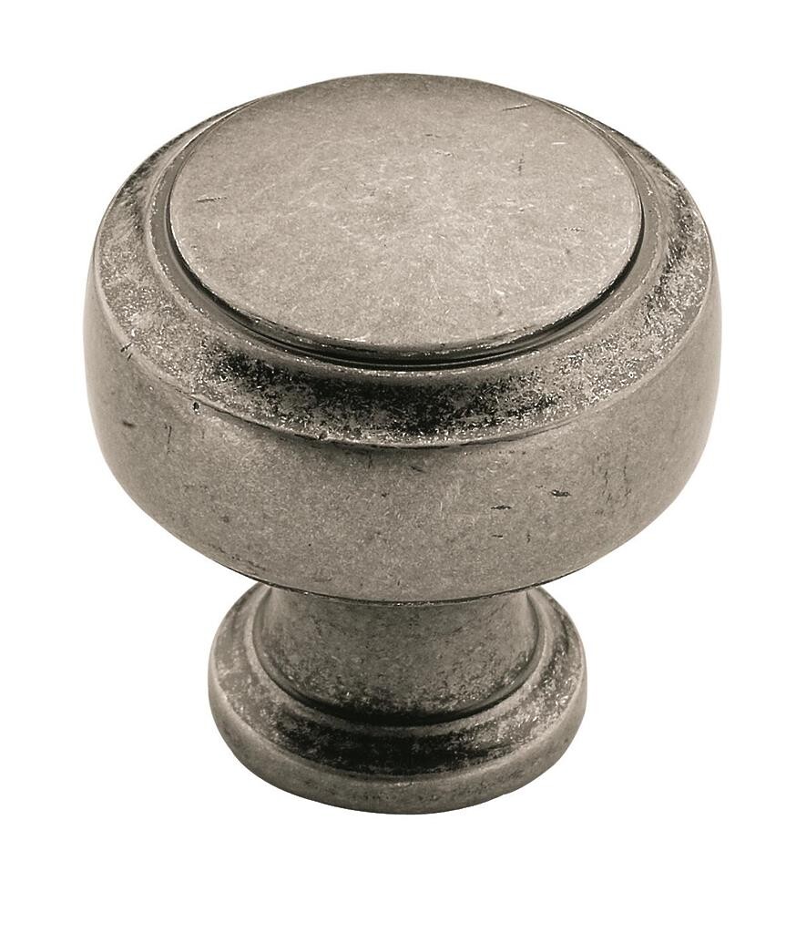 Highland Ridge 1-3/16" Diamater Knob Antique Pewter