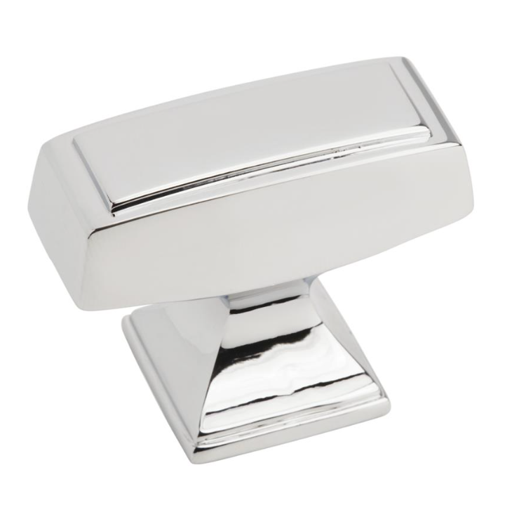 Mulholland Large Square Knob Polished Chrome