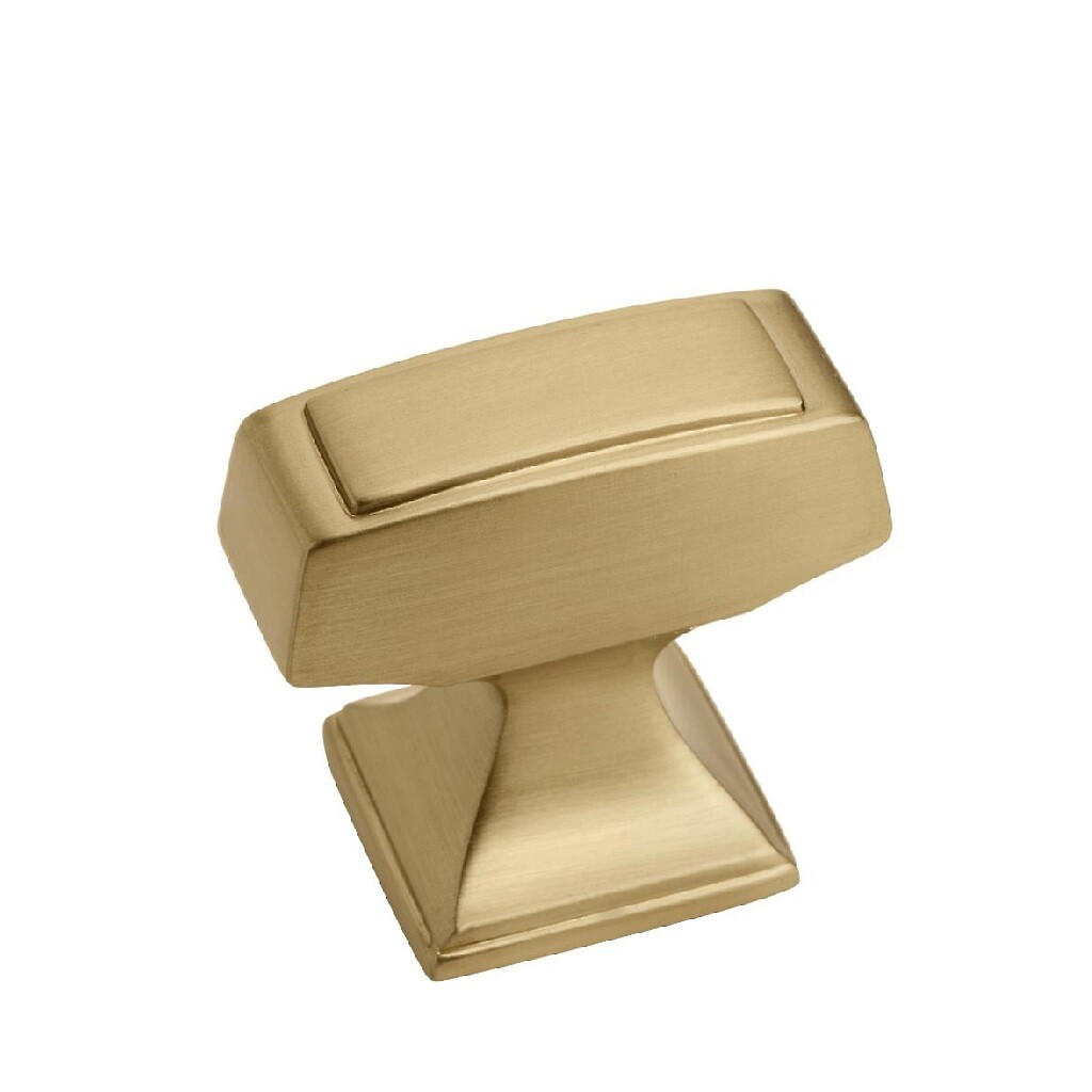 Mulholland Small Square Knob Champagne Bronze