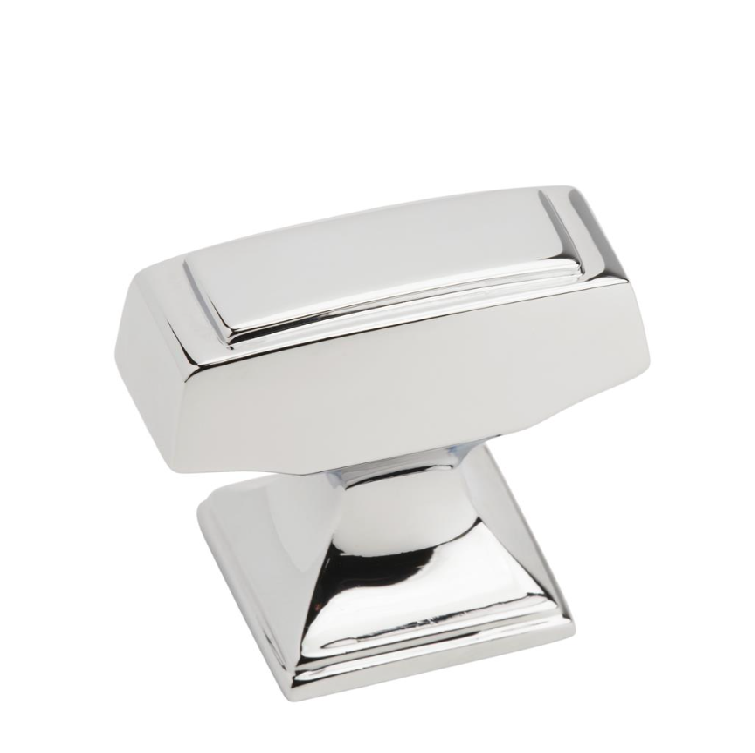 Mulholland Small Square Knob Polished Chrome