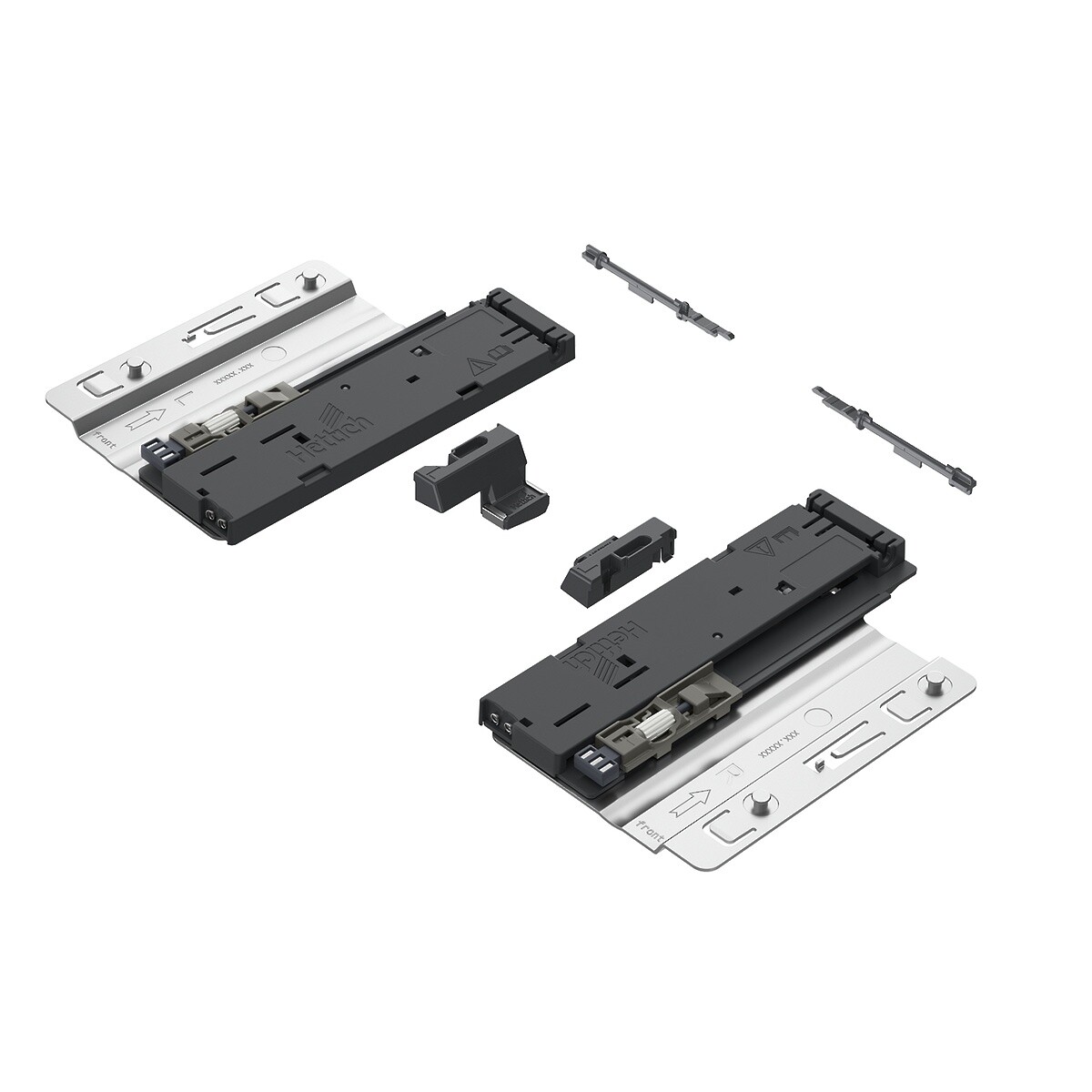 Hettich Quadro 5D - Push to open Silent System, 8 - 20 kg
