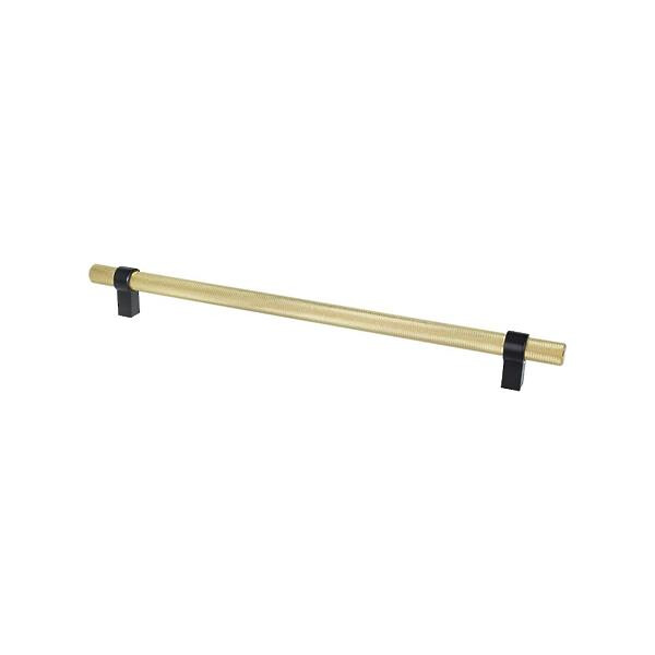 Radial Reign Appliance Pull 12in. CC Modern Brushed Gold/Matte Black