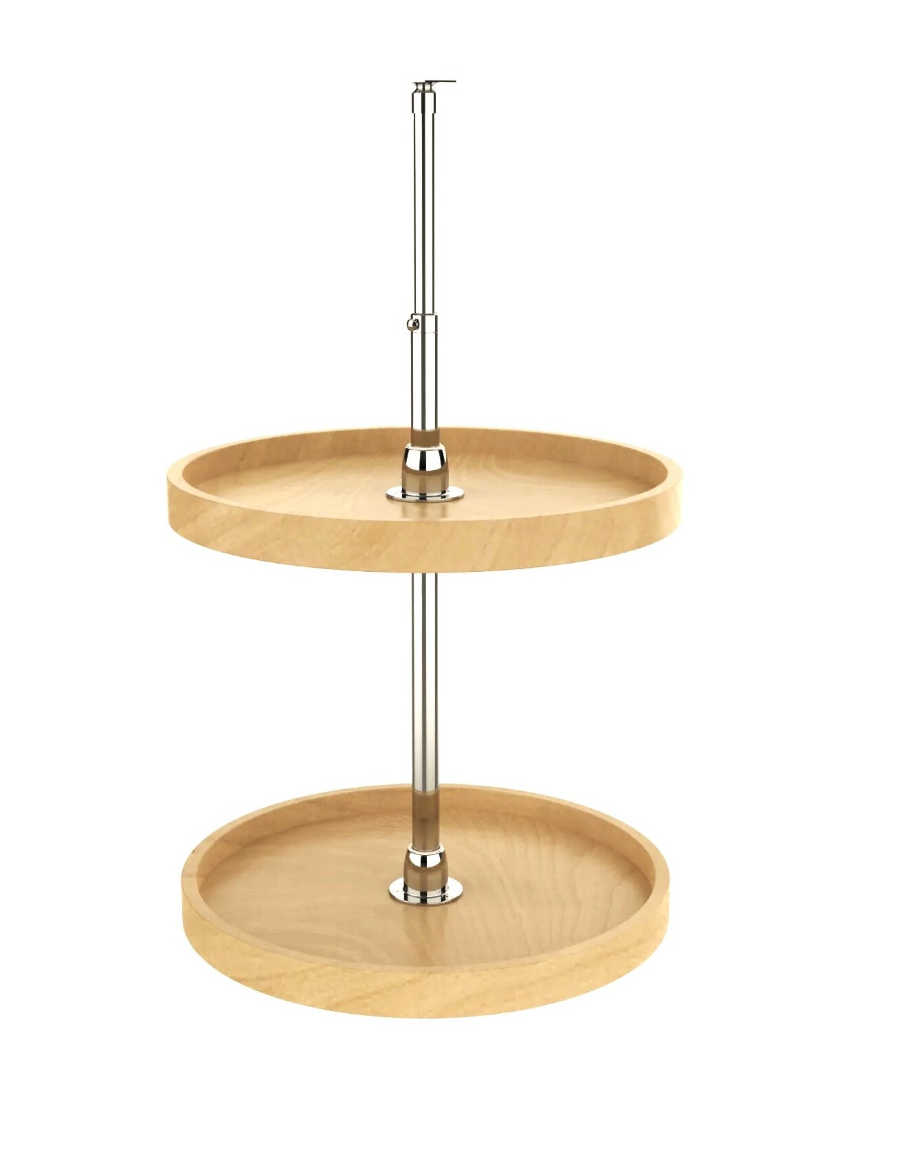 Rev-A-Shelf - 20" Maple Full Circle Wood Classic 2 Shelf (w/Hardware)