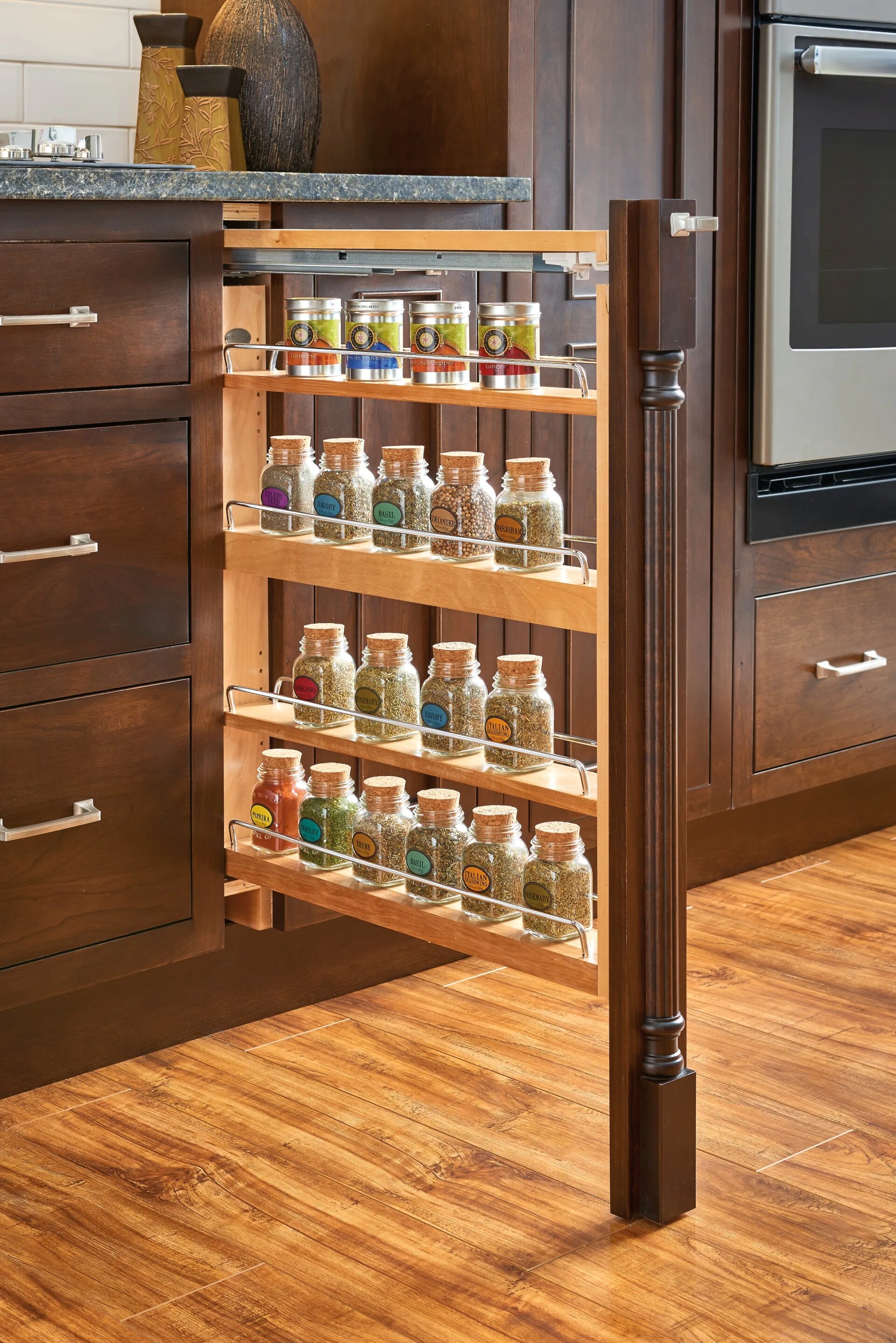 Rev-A-Shelf - 6" Filler Pullout Organizer with Blumotion Soft-Close