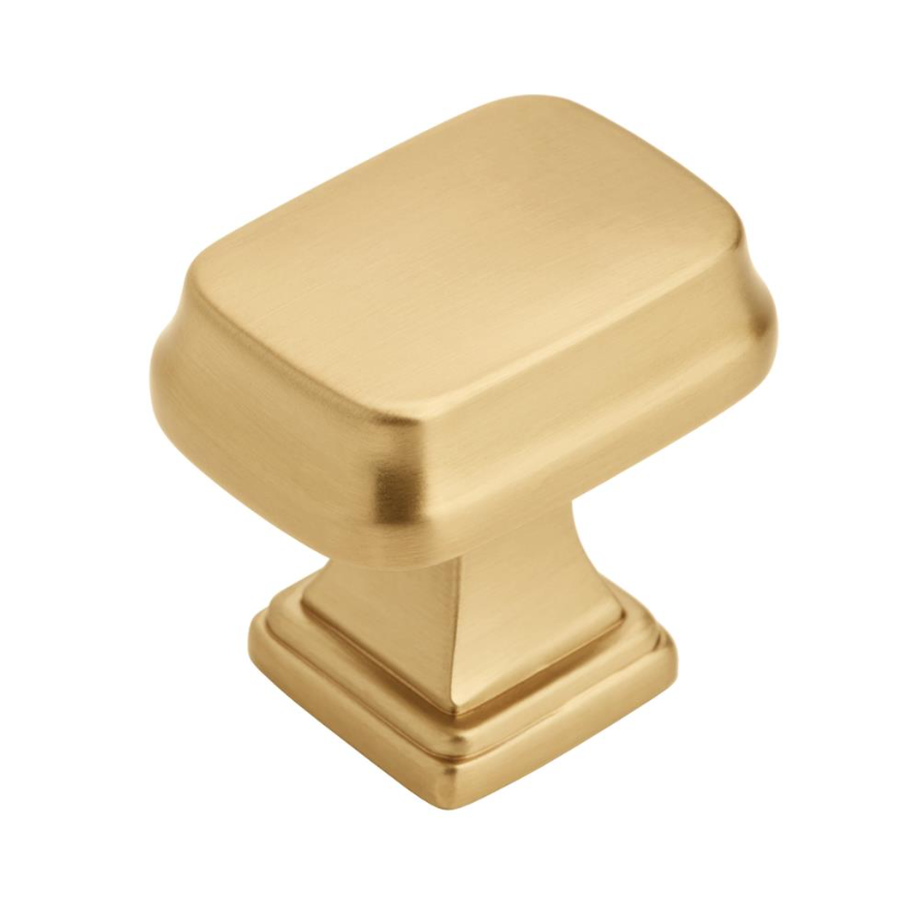 Revitalize Square Knob Champagne Bronze