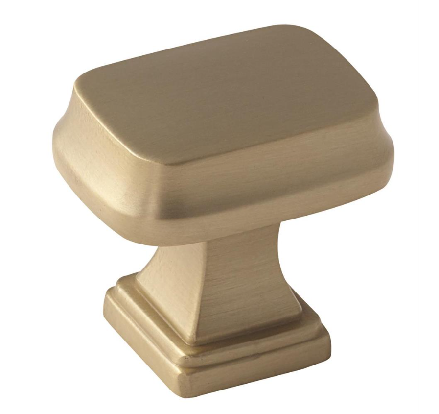Revitalize Square Knob Golden Champagne