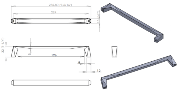 Swagger Pull 224mm CC Slate